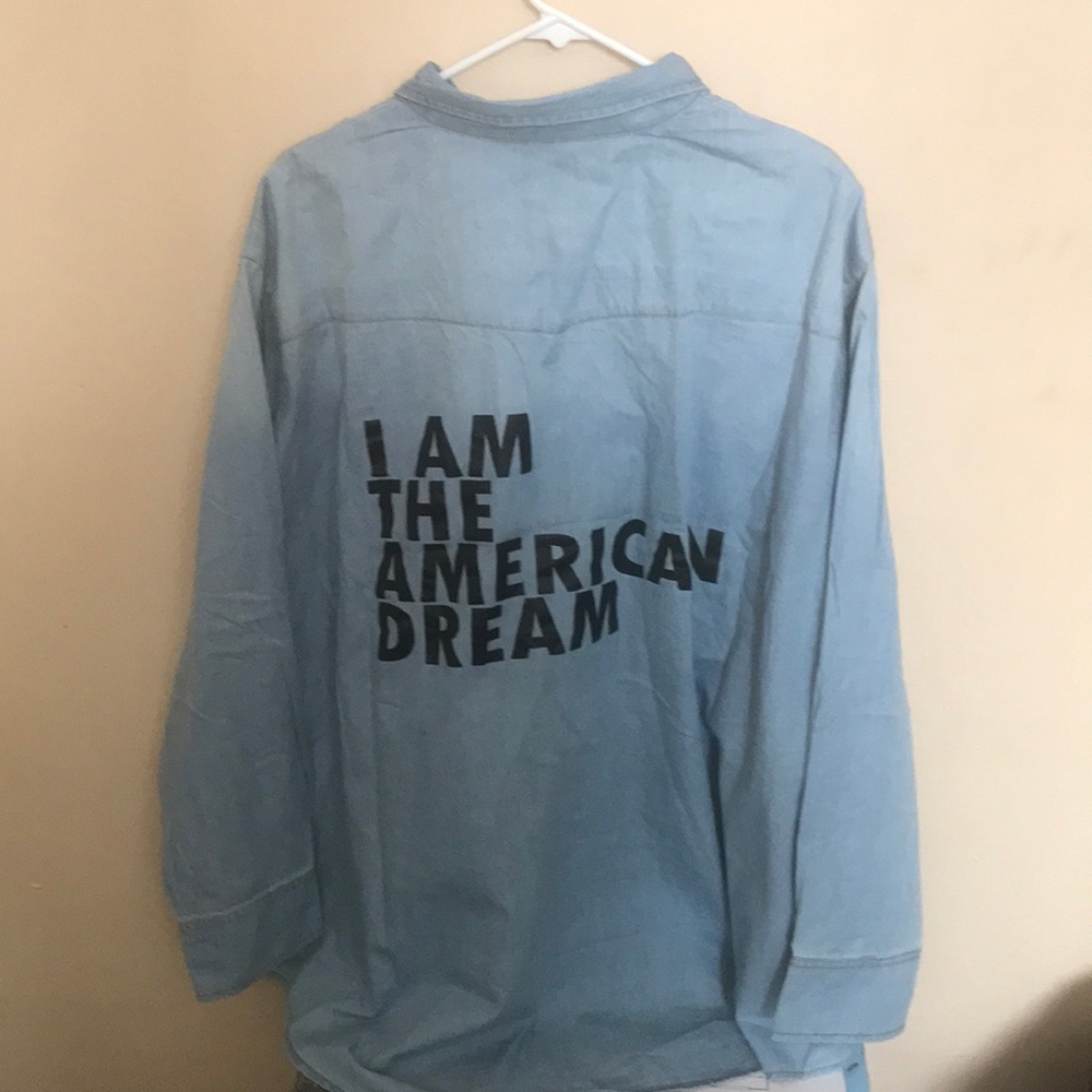 Whoopi Goldberg Dubgee denim shirt new  size 3x